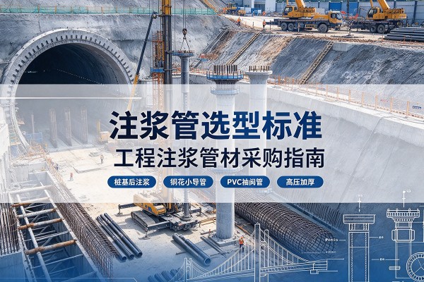 武邑注浆管选型标准