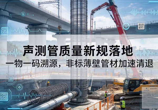 武邑声测管质量新规落地，一物一码溯源，非标薄壁管材加速清退
